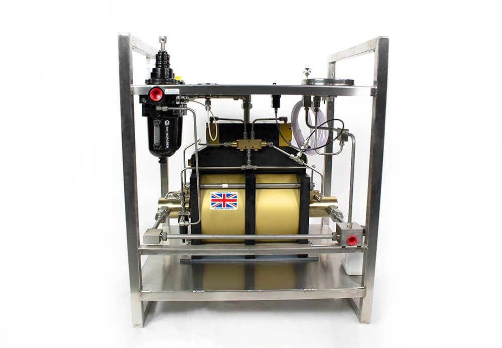 Skid-mounted hydraulic test unit